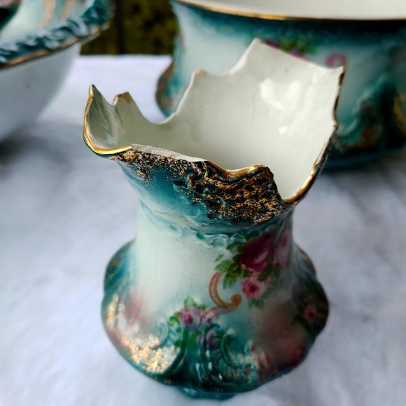 Antique Turquoise Boudoir Set - Picture 10 of 10